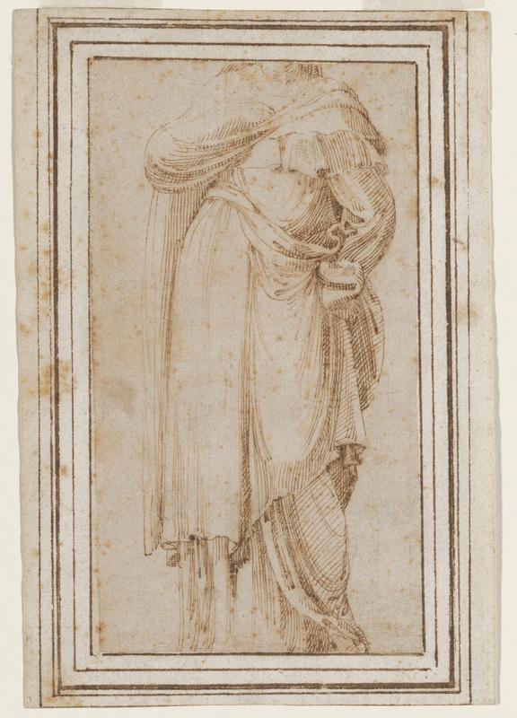 Study of an Antique Draped Statue ('Ceres')